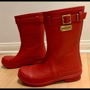 Pendleton Heritage Embossed Short Rain Boot